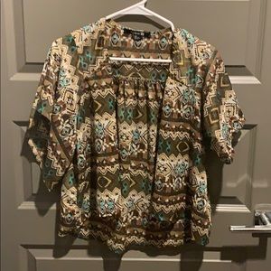 Beautiful pattern top